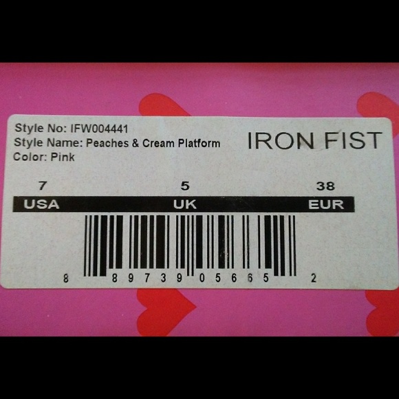 🍰💖Iron Fist Peaches & Cream Platform - Picture 8 of 8